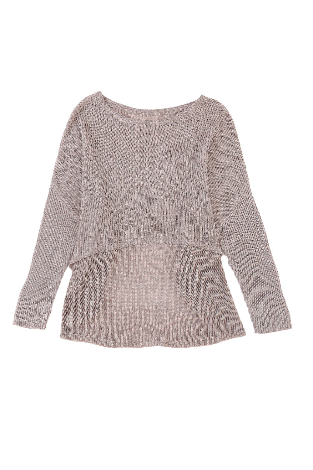 Pirouette - Pull ample à manches dolman haute et basse