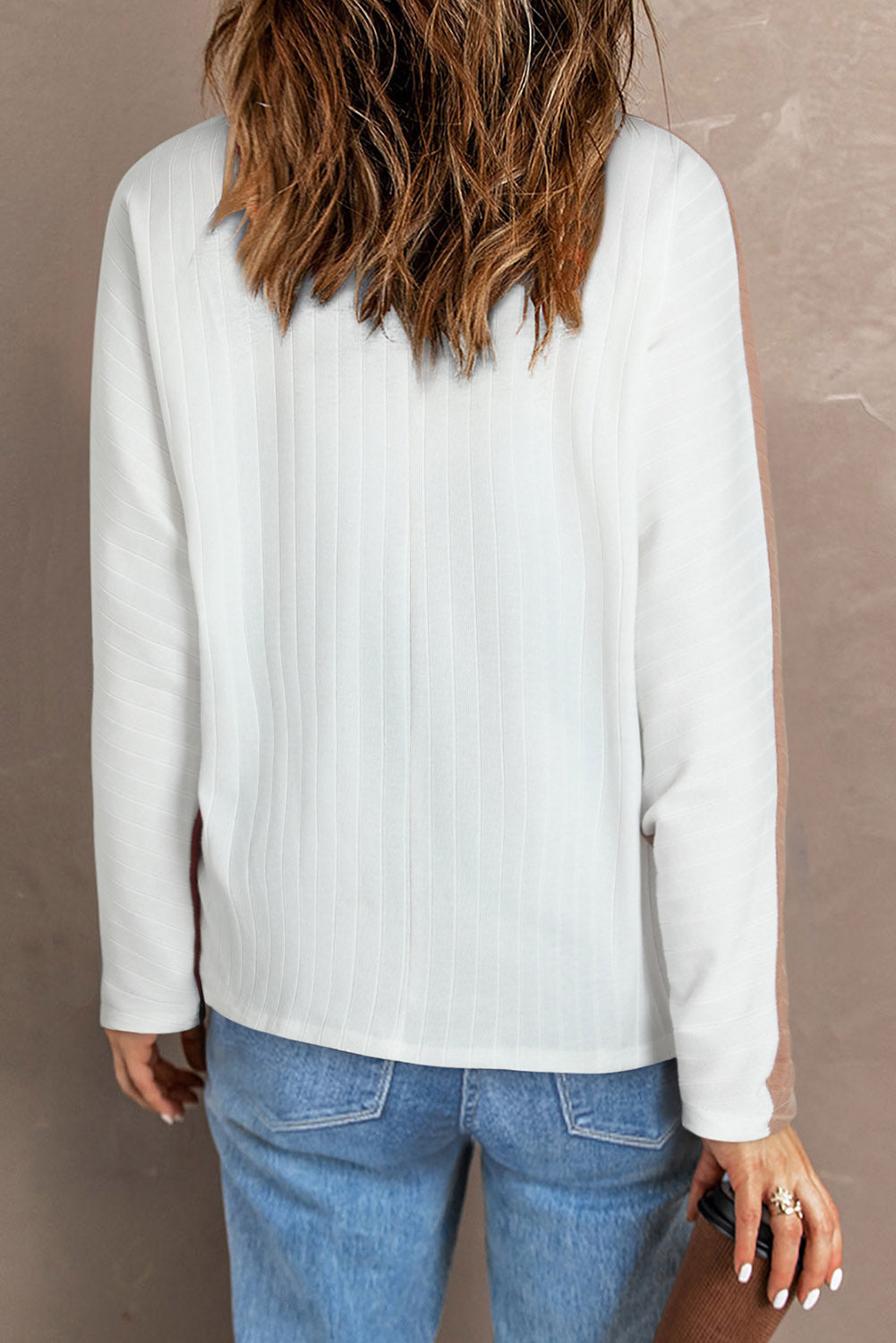 Colorblock Dolman Knit Top