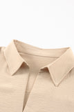 Collared 3/4 Sleeve Shirt