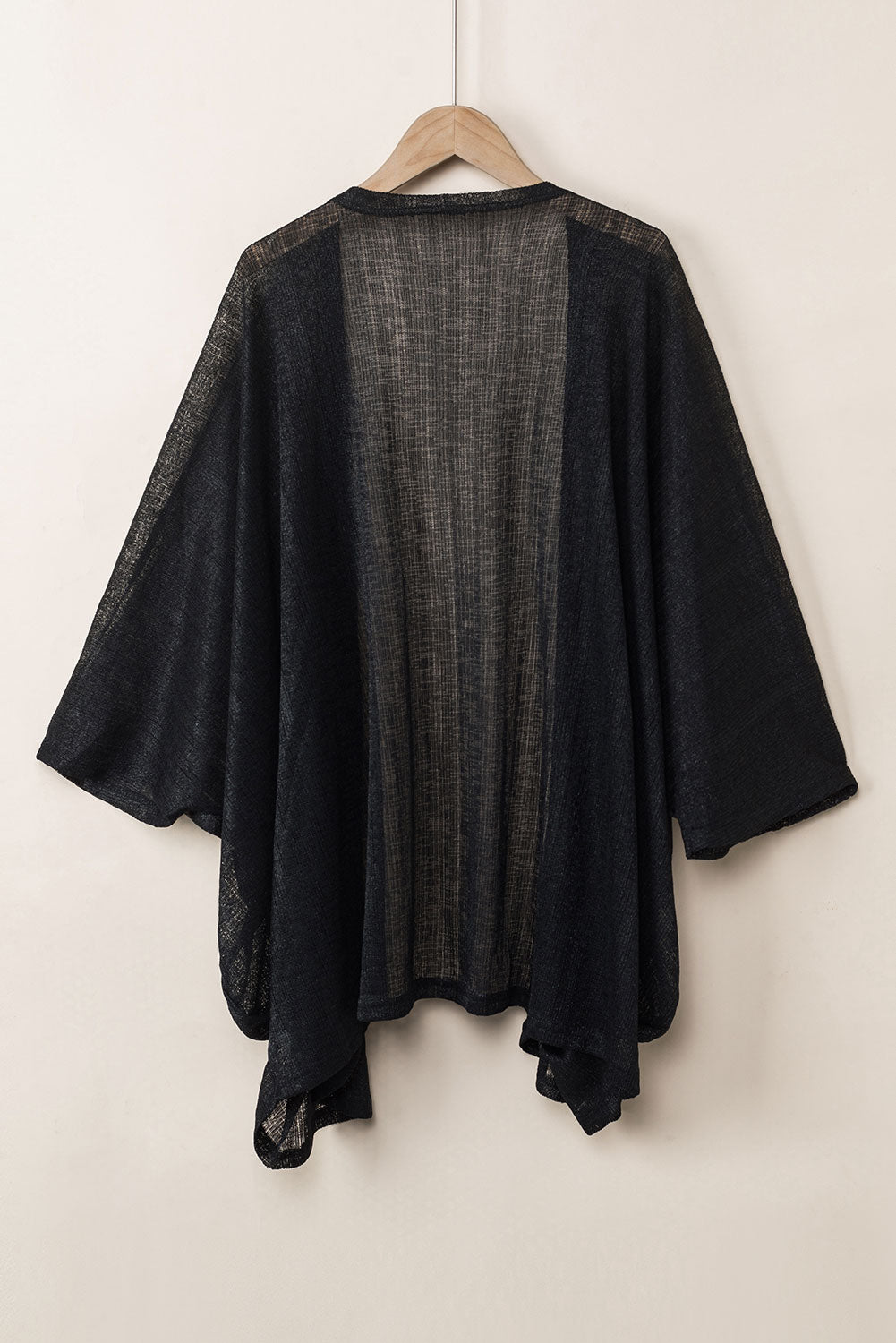 Sheer Lightweight Knit Long Sleeve Cardigan