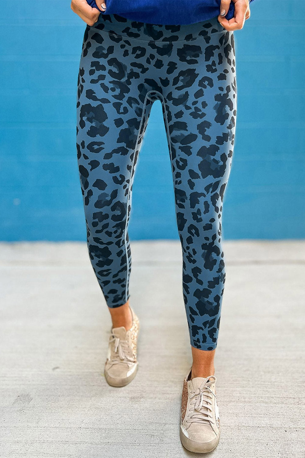 Classic Leopard Print Active Leggings